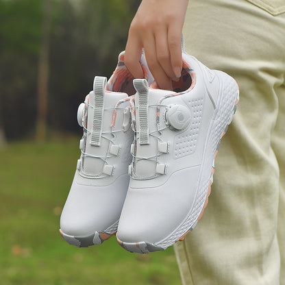 Professional Casual Unisex Golf Shoes with Rotating Button Spikes