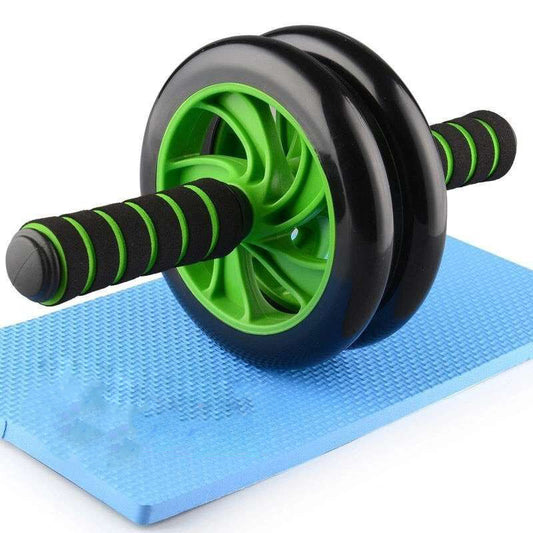 Ab roller wheel with knee pad for core workouts