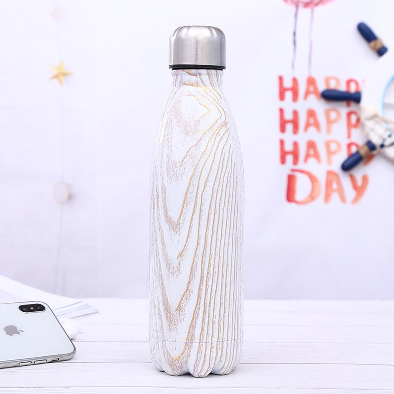 Stainless steel insulated water bottle for work and commuting