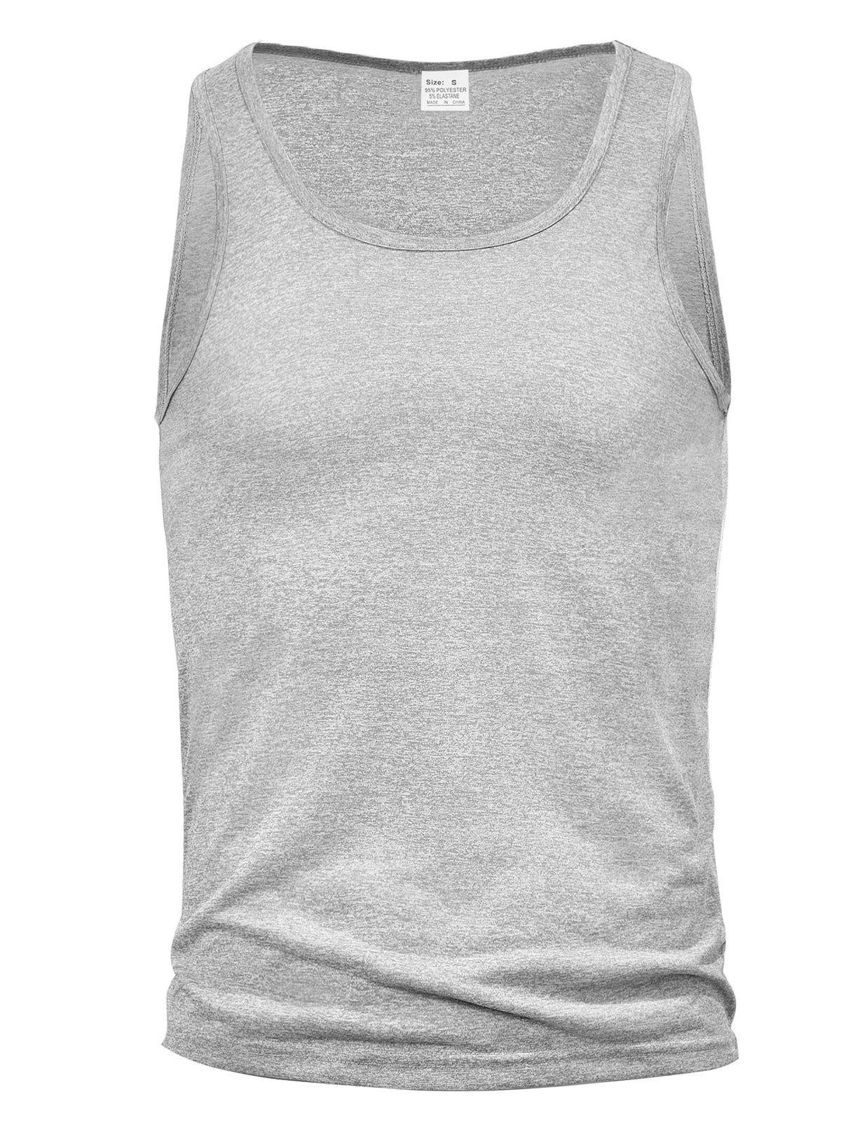Men's workout tank top for strength and weight training