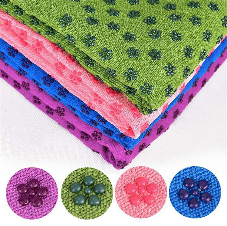 Yoga mat towel absorbent microfiber exercise mat cover