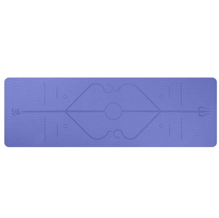 TPE yoga mat for Pilates stretching and floor exercises