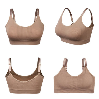 Sports Yoga Bra Women Seamless Padded Sports Bra Fitness Running Gym Bra Sports Underwear Push Up Sport Bra for Cup A B
