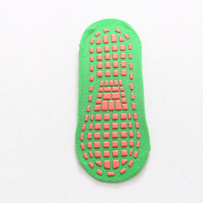 Non slip grip socks cotton short socks for indoor sports