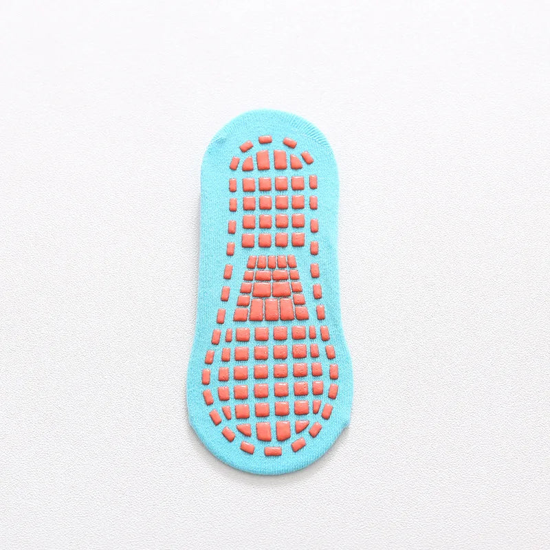 Non slip grip socks with anti skid soles