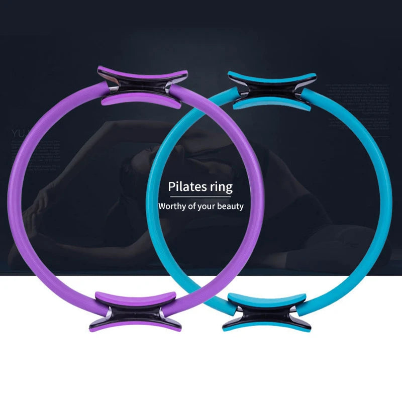 Pilates ring with comfortable non slip handles
