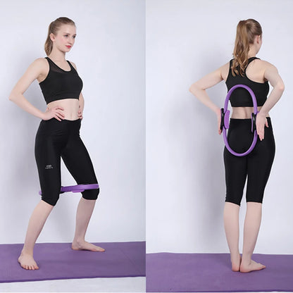 Pilates ring lightweight portable workout equipment