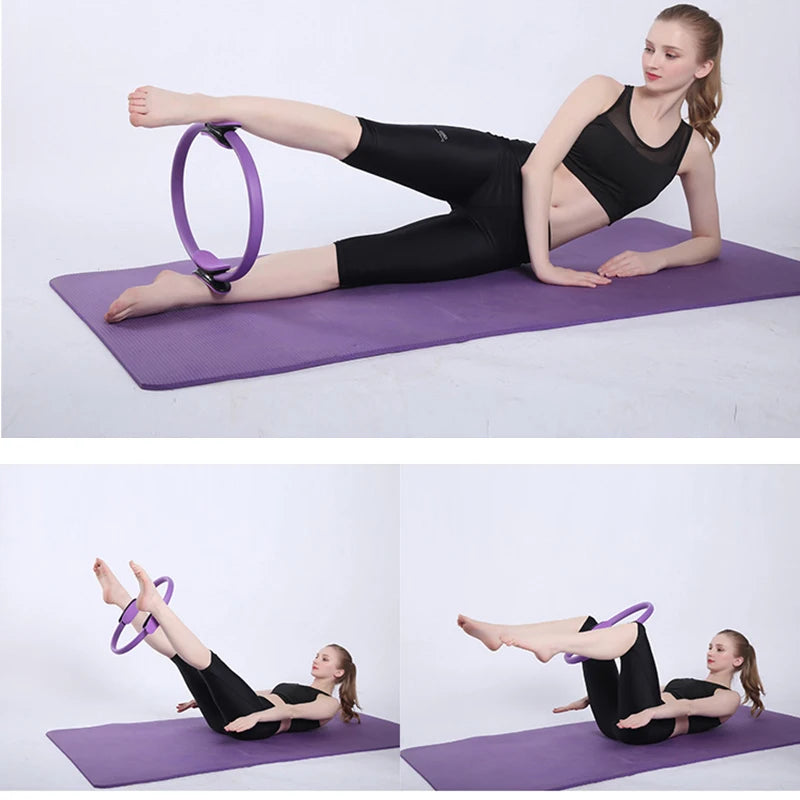 Pilates ring for inner and outer thigh exercises