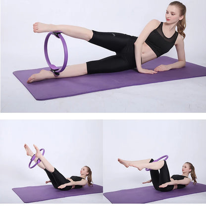 Pilates ring for inner and outer thigh exercises